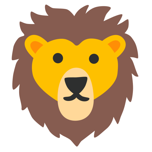 The lion emoji.