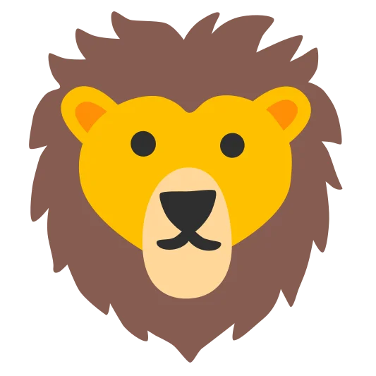 The lion emoji.