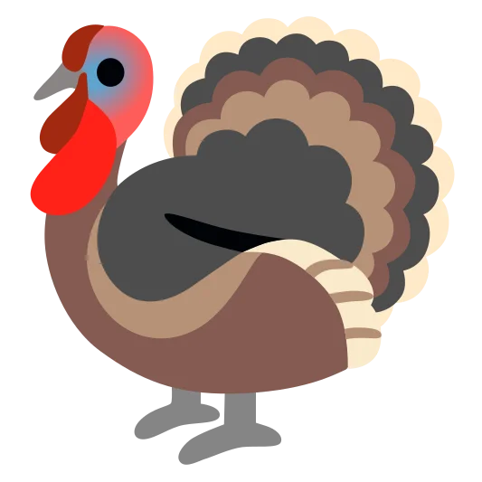 The turkey emoji.