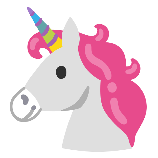 The unicorn emoji.
