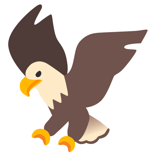 The eagle emoji.