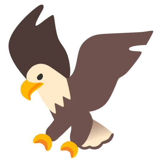 The eagle emoji.