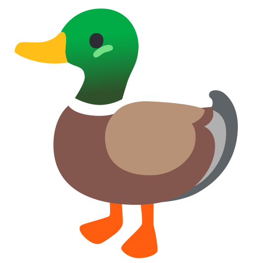 The duck emoji.