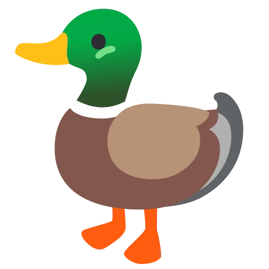 The duck emoji.