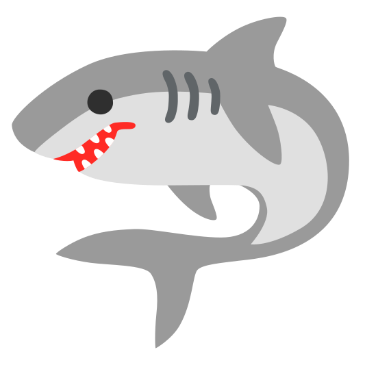 The shark emoji.