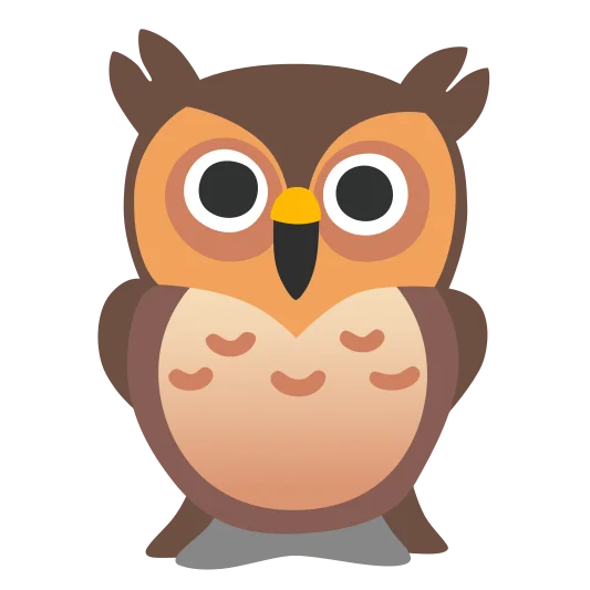 The owl emoji.