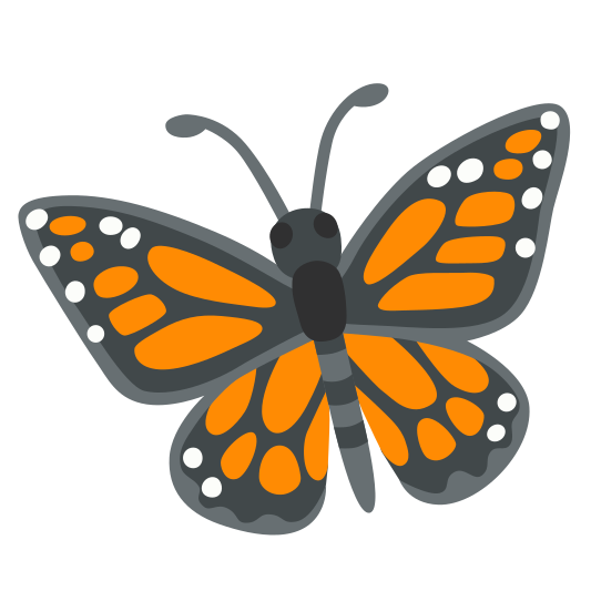 The butterfly emoji.
