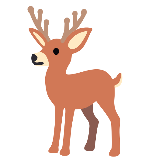 The deer emoji.