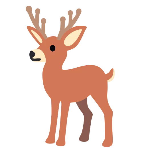 The deer emoji.