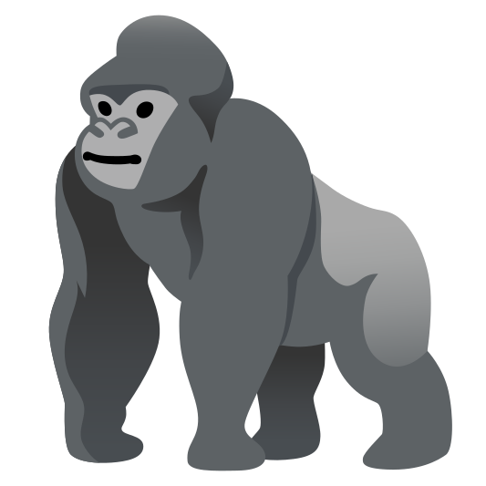 The gorilla emoji.