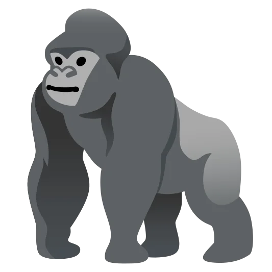 The gorilla emoji.