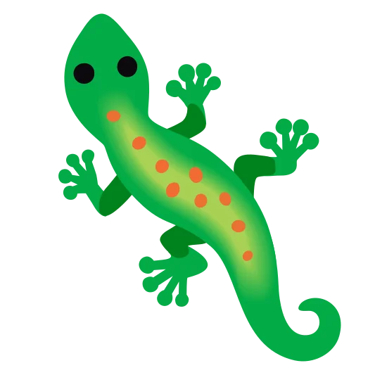 The lizard emoji.