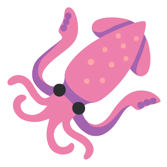The squid emoji.