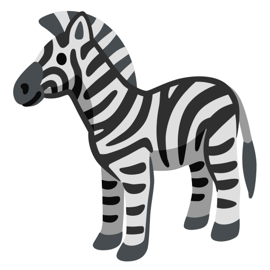 The zebra emoji.