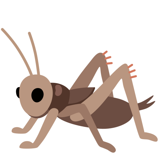 The cricket emoji.