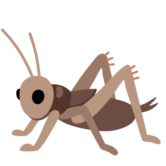 The cricket emoji.