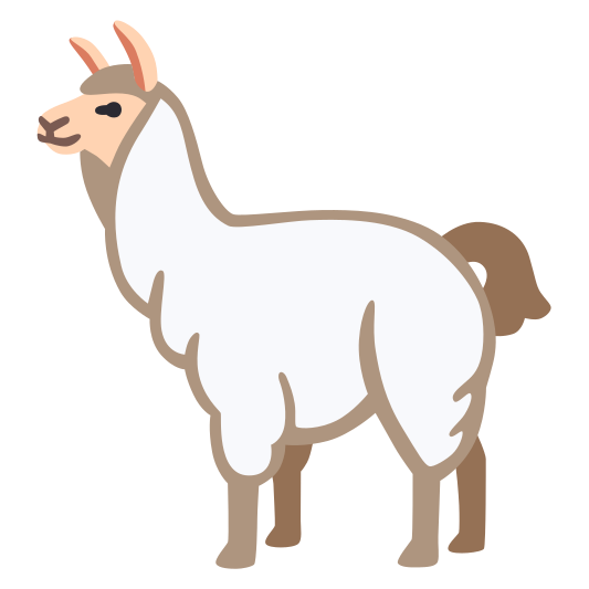 The llama emoji.