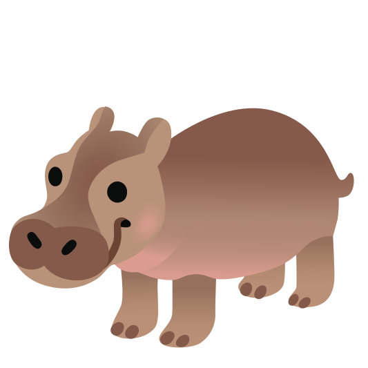 The hippopotamus emoji.