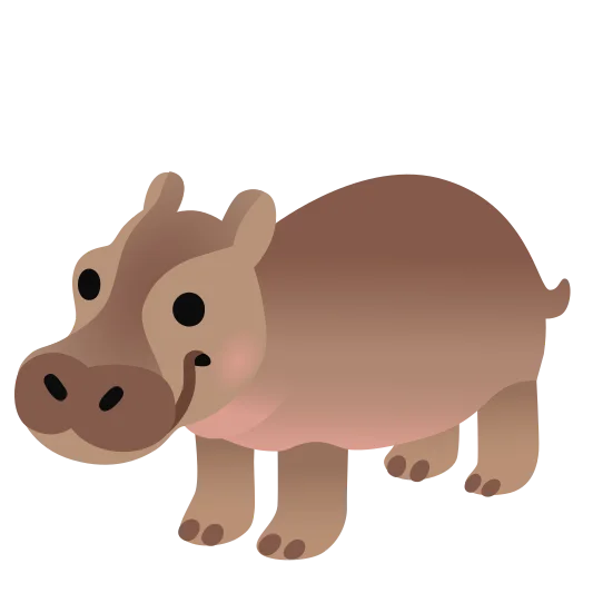 The hippopotamus emoji.