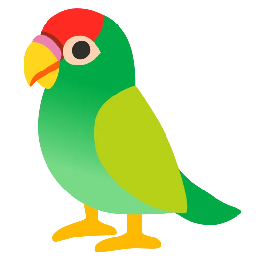 The parrot emoji.