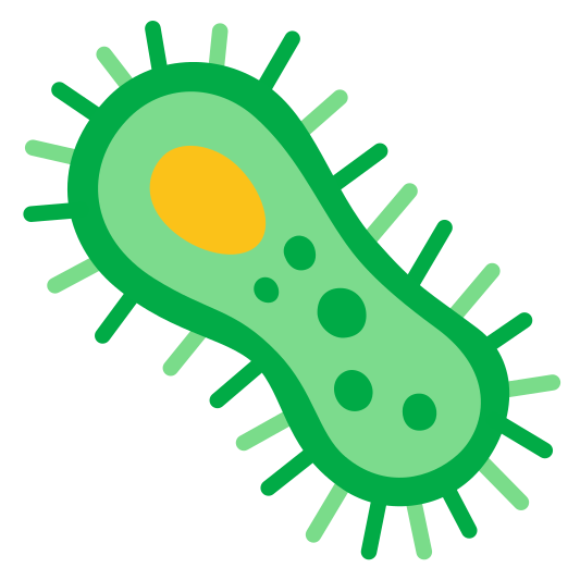 The microbe emoji.