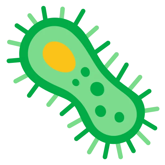 The microbe emoji.