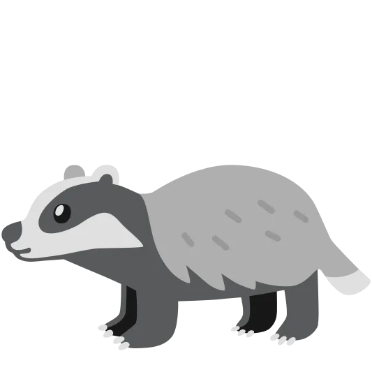 The badger emoji.