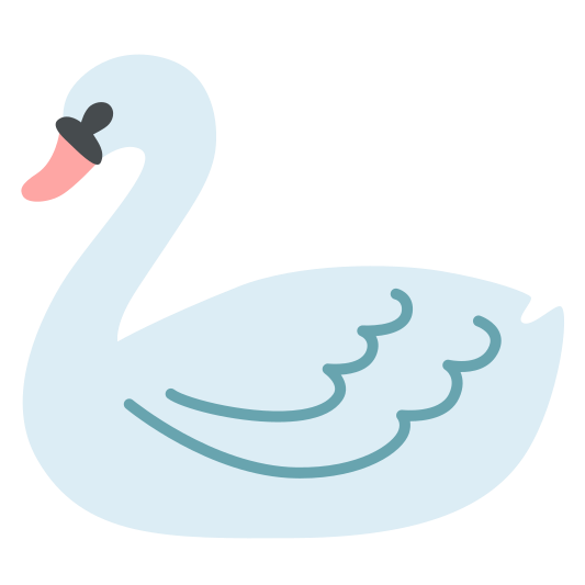 The swan emoji.