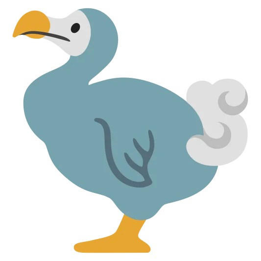 The dodo emoji.