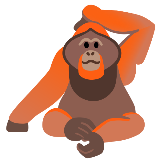 The orangutan emoji.