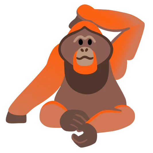 The orangutan emoji.