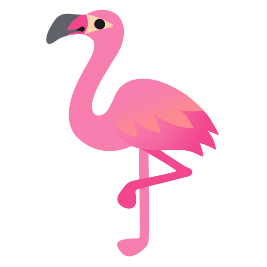 The flamingo emoji.