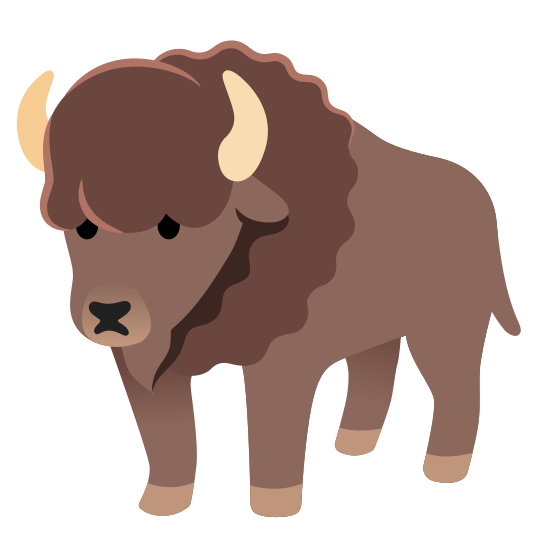 The bison emoji.