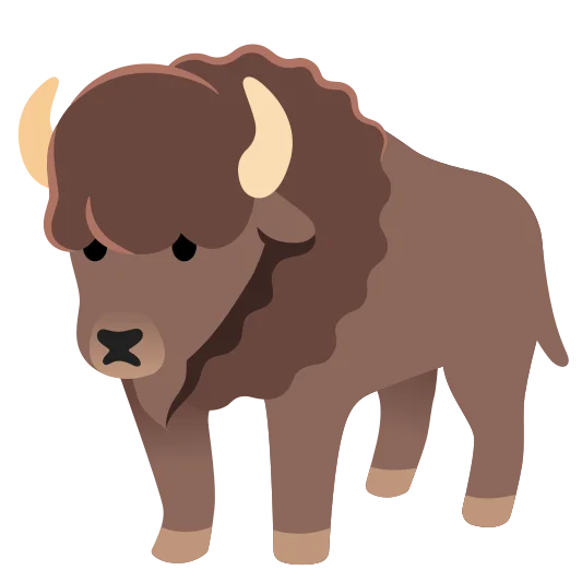 The bison emoji.