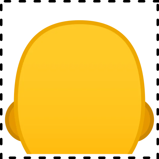 The bald emoji.