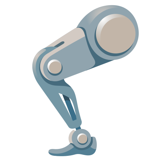 The mechanical leg emoji.