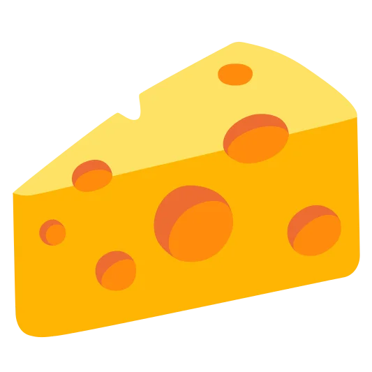 The cheese wedge emoji.