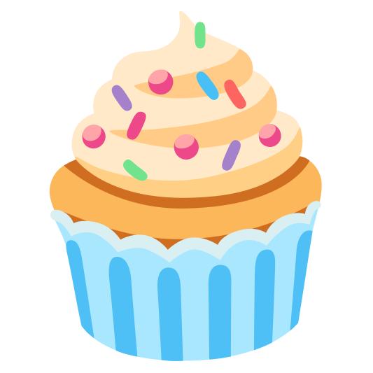 The cupcake emoji.