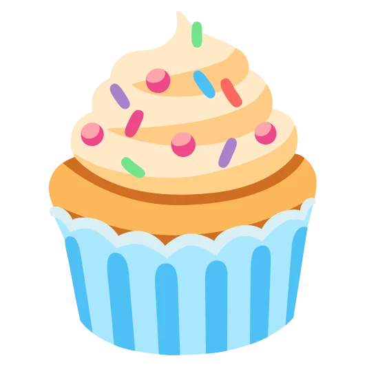 The cupcake emoji.