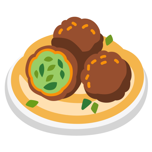 The falafel emoji.