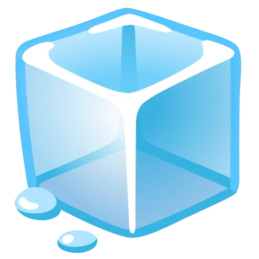 The ice emoji.