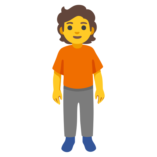 The person standing emoji.