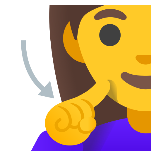 The deaf woman emoji.