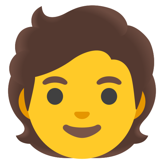 The person emoji.