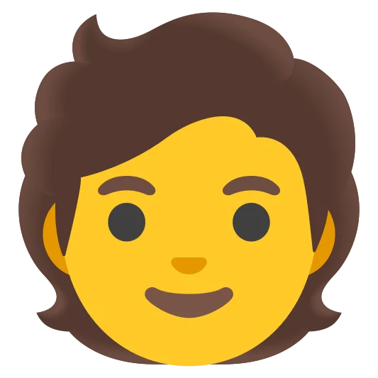The person emoji.