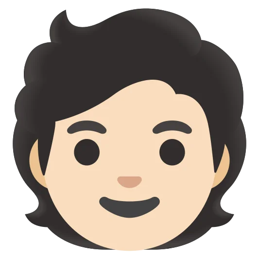The person: light skin tone emoji.