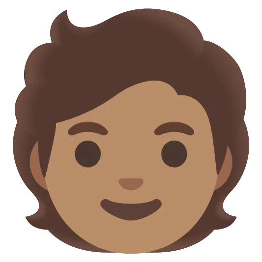 The person: medium skin tone emoji.
