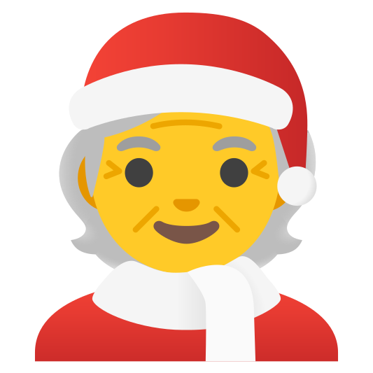 The mx claus emoji.