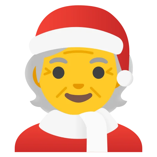 The mx claus emoji.