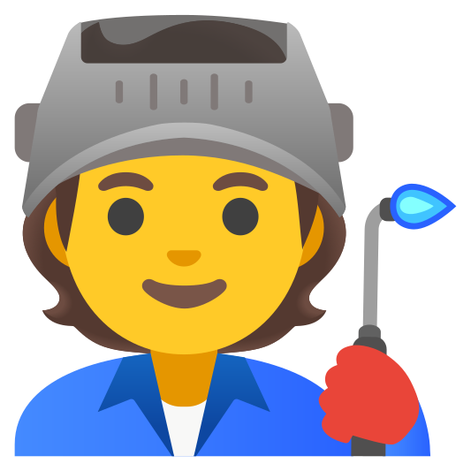 The factory worker emoji.